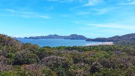 Baugrundstück-el Águila mit 8,984 m2 Grösse wunderschöner Sicht am Traumstrand Playa Organos bei Paquera